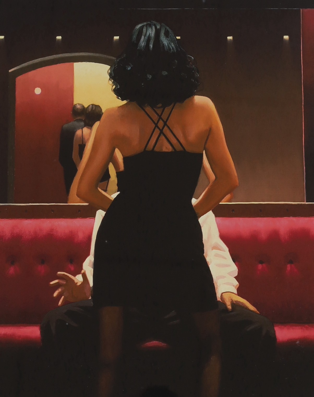 Jack Vettriano (b.1951), limited edition print, 'Private Dancer', signed in pencil, 283/495, COA verso, 50 x 40cm